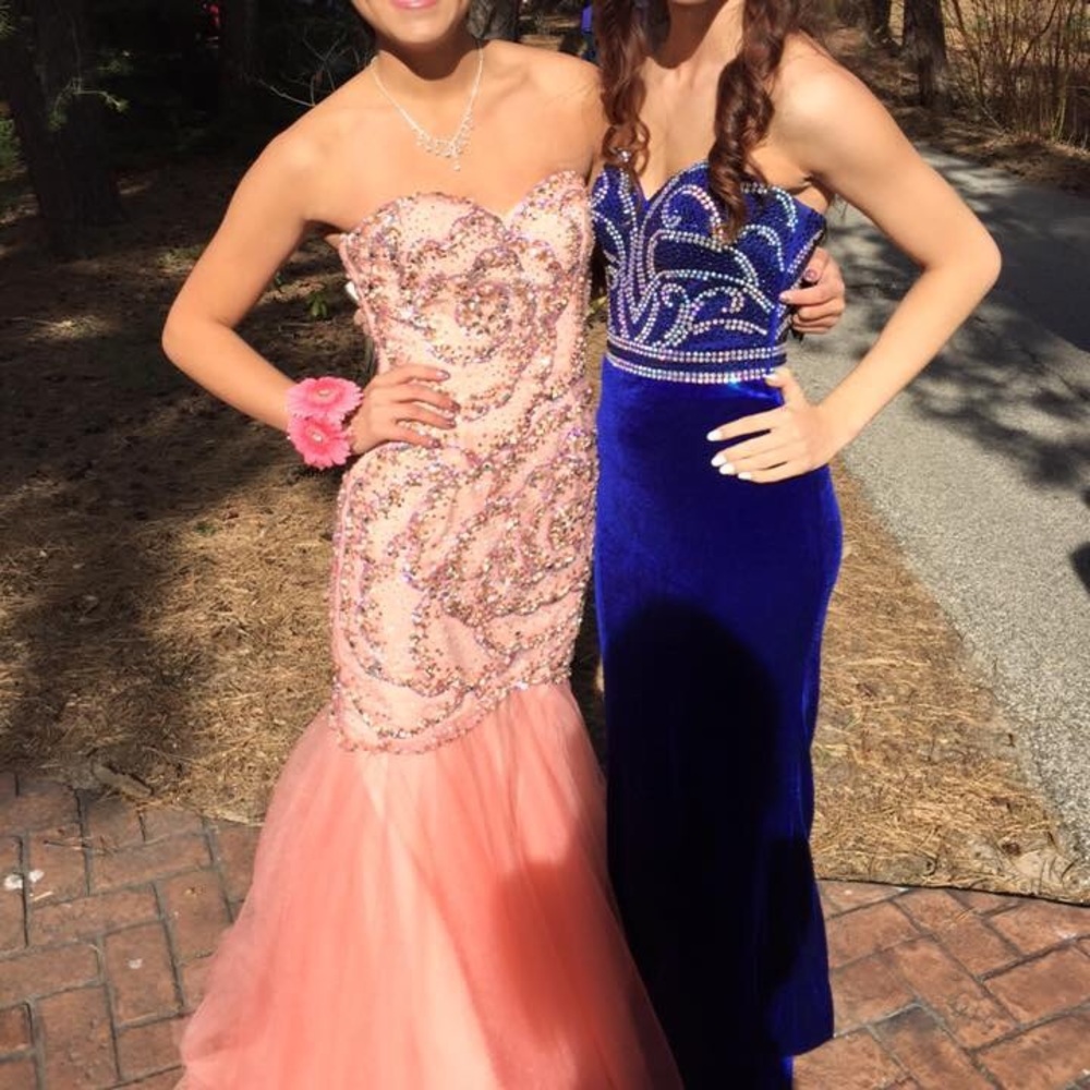 Terani Couture Size 2 Beaded Mermaid Gown - Picture 1 of 3